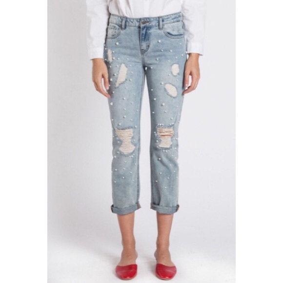 velvet heart denim jeans